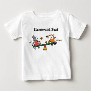 Maisy und Dotty ständiges Schwanken am Spielplatz Baby T-shirt