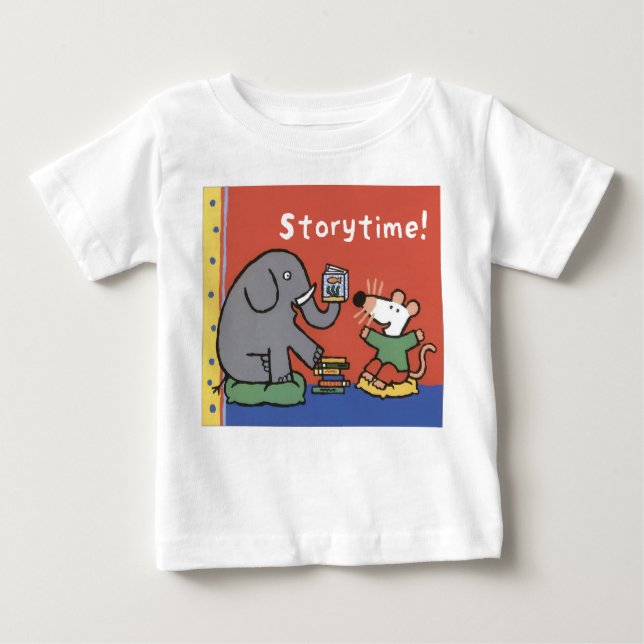 Maisy und Eddie Read Books Baby T-shirt (Vorderseite)