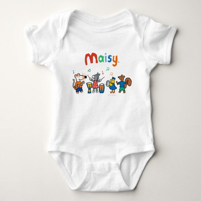 Maisy- und Freund-Spiel in der Band Baby Strampler (Vorderseite)