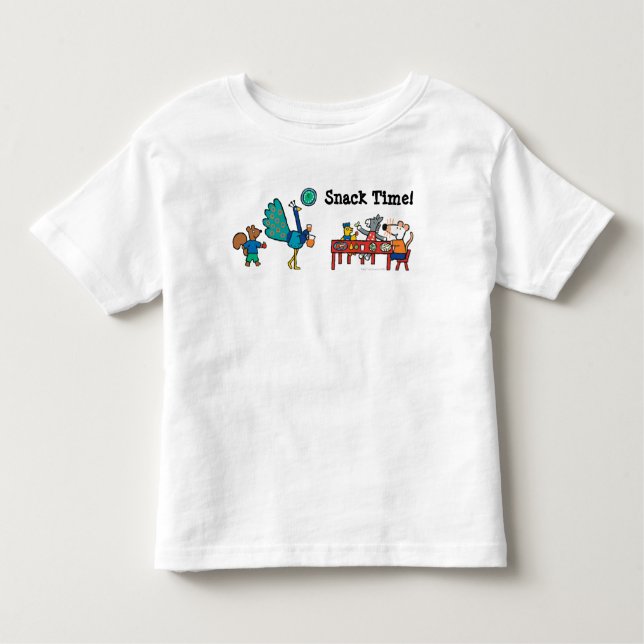 Maisy- und Freund-Vorschulimbiss-Zeit Kleinkind T-shirt (Vorderseite)
