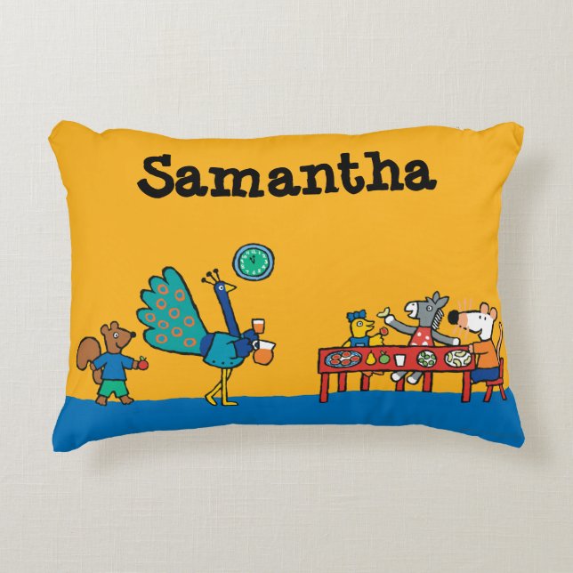 Maisy- und Freund-Vorschulimbiss-Zeit Zierkissen (Vorderseite)