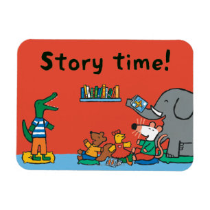 Maisy und Freunde lachen zur Story Time Magnet