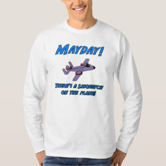 Maitag!  Es gibt ein Sasquatch auf dem Flugzeug! T-Shirt