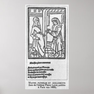 Maitre Pathelin und Guillemette Poster