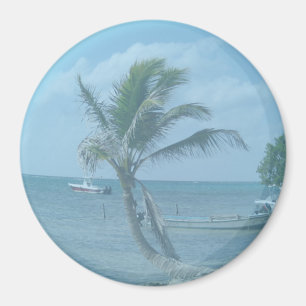 Majahual Beach Christmas Magnet