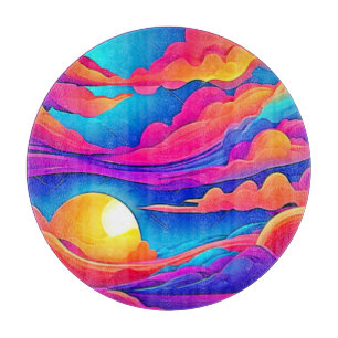 Majestät eines Sonnenuntergangs Schneidebrett