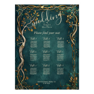 Majestät Hochzeitskarte Mittelerden Poster