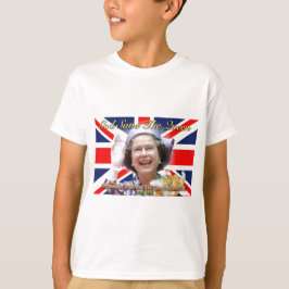 MAJESTÄT Königin Elizabeth II sechzigjähriges T-Shirt
