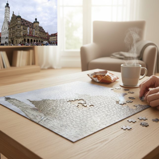 Majestät Mittelalter: Rothenburg Rathaus Puzzle (Von Creator hochgeladen)