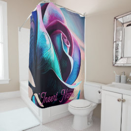 Majestät Mitternacht: Die dunkle Schönheit der sch Duschvorhang