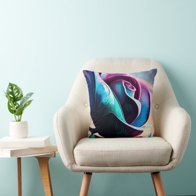 Majestät Mitternacht: Die dunkle Schönheit der sch Kissen (Stuhl )