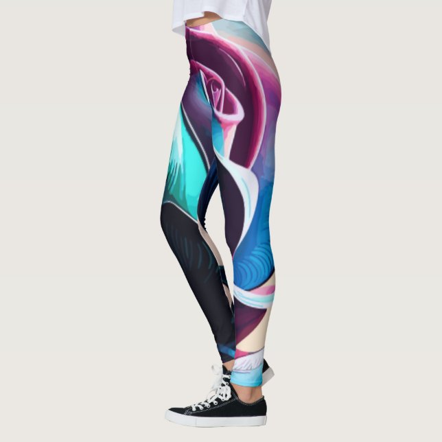 Majestät Mitternacht: Die dunkle Schönheit der sch Leggings (Links)