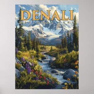 Majestät von Denali - Ein Abenteuer im Nationalpar Poster