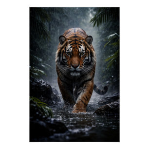 Majestätiger – Stille Macht im Regen Poster