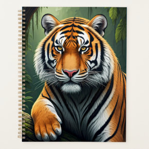Majestätiger Tiger im Dschungel Planer