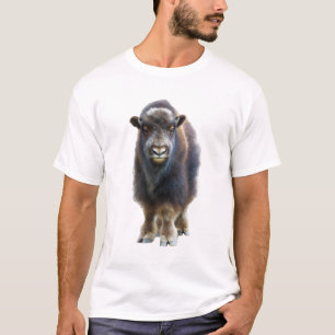 Majestätiges amerikanisches Bison-Porträt Wildlife T-Shirt