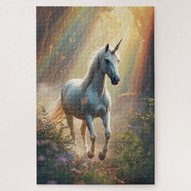 Majestätiges Einhorn-Jigsaw-Puzzle Puzzle (Vertikal)