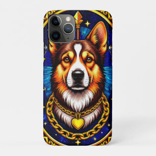 Majestätiges Hundeporträt 💎 Lebendiges Mosaik Can Case-Mate iPhone Hülle