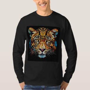 Majestätiges Leoparden-Gesicht T-Shirt