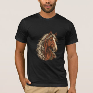Majestätiges Pferd T-Shirt – Elegantes Pferdeliebh