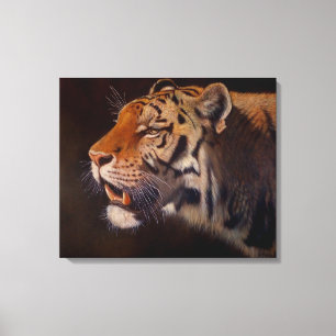 Majestätiges Tigerporträt groß Leinwanddruck