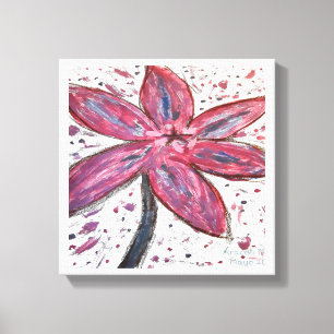 majestätisch Lilium Oriental Stretched Canvas Prin Leinwanddruck