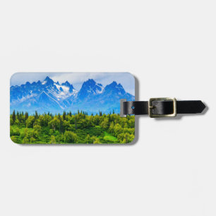 Majestätische Alaska-Berge Gepäckanhänger