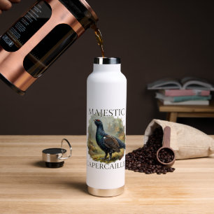 Majestätische Auerhahn-Kunst Trinkflasche
