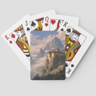Majestätische Bergsonne Aufschlagkarten Spielkarten