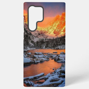 Majestätische Bergsonne Winterlandschaft Natur Samsung Galaxy Hülle