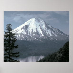majestätische Bergspitze Poster