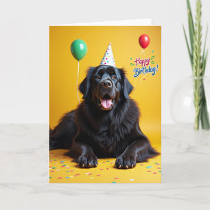 Majestätische Hunde-Geburtstagskarte Karte