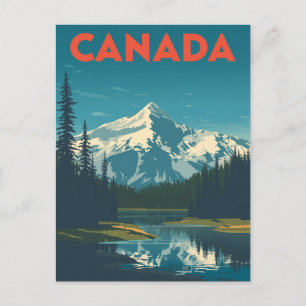 Majestätische kanadische Wildnis Postkarte