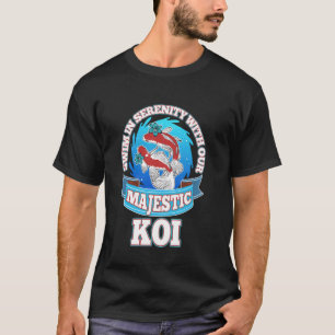 Majestätische Koi schwimmen Gelassenheit Koi Karpf T-Shirt