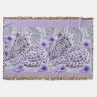 Majestätische königliche violette Juwel-Leopard-Ku Decke
