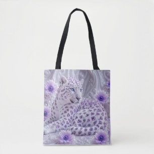 Majestätische königliche violette Juwelen-Leopard-