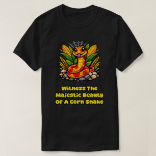 Majestätische Kornnatter Schönheit Reptilien Enthu T-Shirt