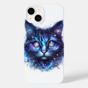 Majestätische Kosmische Galaxie Katze - Nebel Welt Case-Mate iPhone 14 Hülle