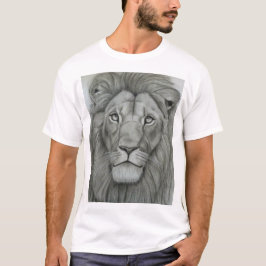 Majestätische Löwenskizzenkunst T-Shirt