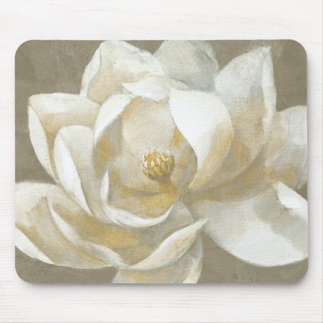 Majestätische Magnolie Mousepad (Vorne)