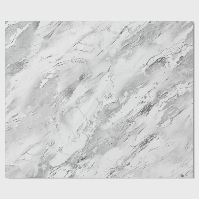 Majestätische Marmorimpressionen Geschenkpapier (Flach)