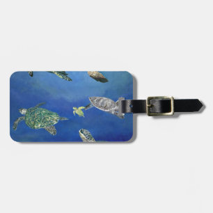 Majestätische Meeresschildkröten Gepäckanhänger