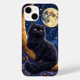 Majestätische schwarze Katze ruht Case-Mate iPhone 14 Hülle