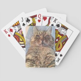 Majestätische Tigerkatze  Spielkarten