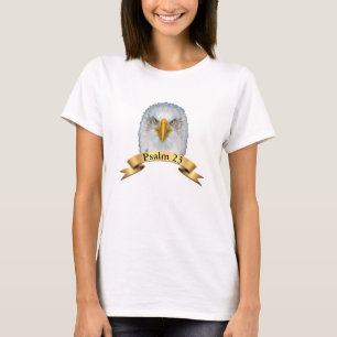 Majestätischer Adler & goldenes Band mit Psalm 23 T-Shirt