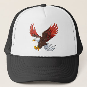 Majestätischer Adler im Flug Truckerkappe