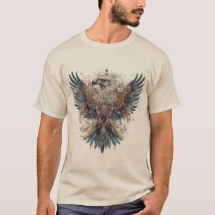 Majestätischer Adler in kunstvoller Gestaltung T-Shirt