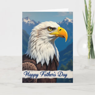 Majestätischer Adler Vatertagskarte Karte