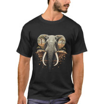 Majestätischer afrikanischer Elefant Wildlife Retr