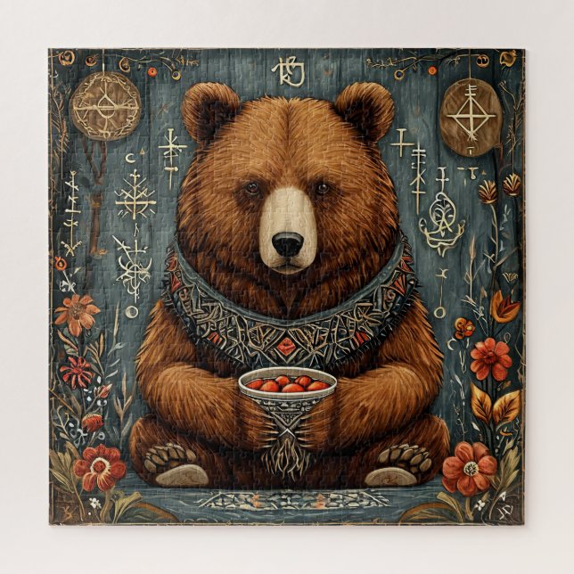 Majestätischer Bär Puzzle (Vertikal)